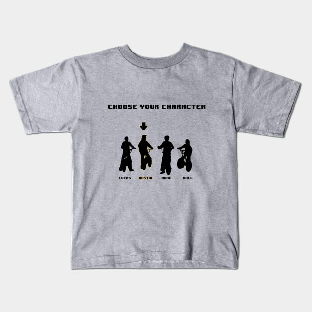 Stranger Games Kids T-Shirt by bradipo28